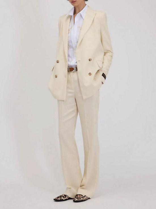 26SS 에르마노 설비노 수트 자켓 D48EI023ER3MF333 White - ERMANNO SCERVINO
