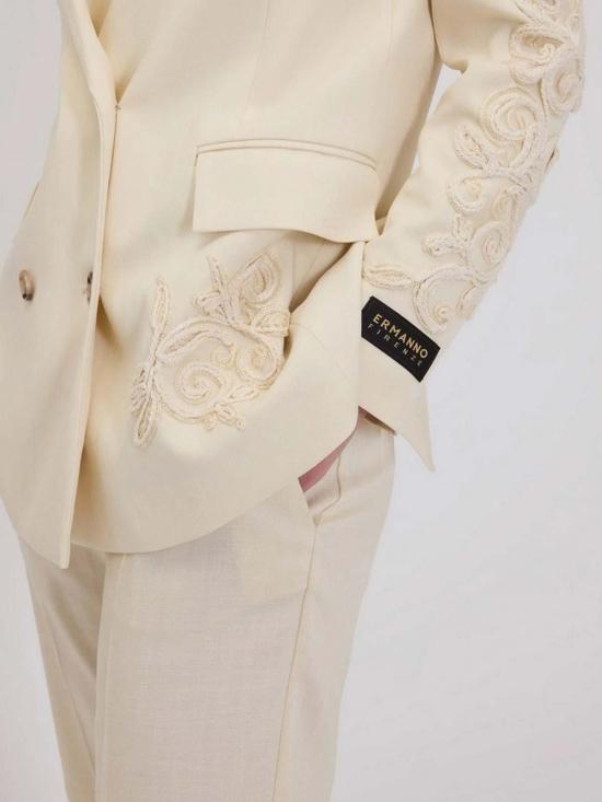 26SS 에르마노 설비노 수트 자켓 D48EI023ER3MF333 White - ERMANNO SCERVINO