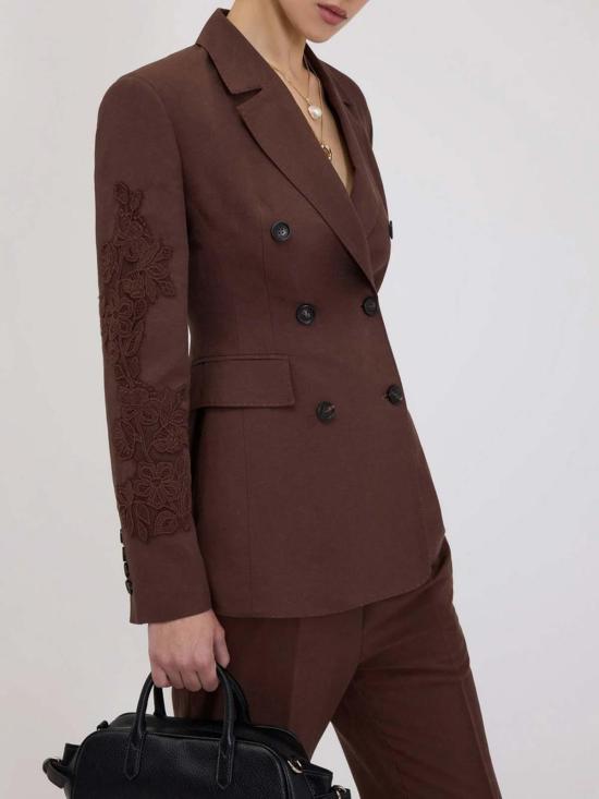 26SS 에르마노 설비노 수트 자켓 D48EI011E32MFB24 Brown - ERMANNO SCERVINO