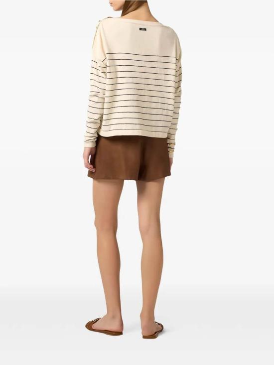 26SS 엘리자베타프랜치 숏팬츠 SH01162E2600 Brown - ELISABETTA FRANCHI