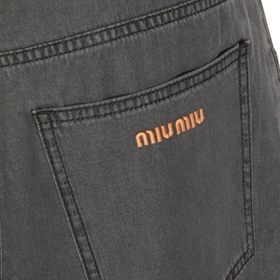 26FW 미우미우 데님 팬츠 GWP618SOOO 15MPF0002 NERO - MIU MIU