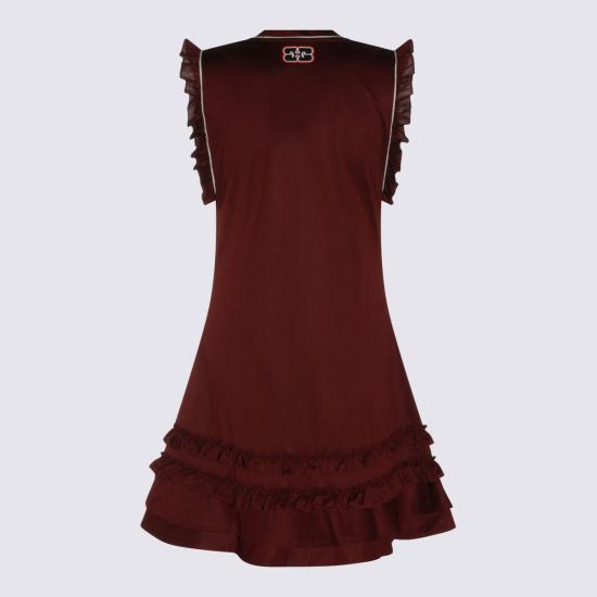 26FW 가니 미디 원피스 A1030538 431 PORT ROYALE - GANNI