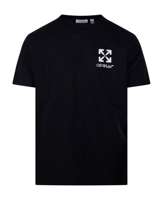 26SS 오프화이트 스몰 에로우 슬림 티셔츠 OMAA027S26 JER00B 0001 BLACK