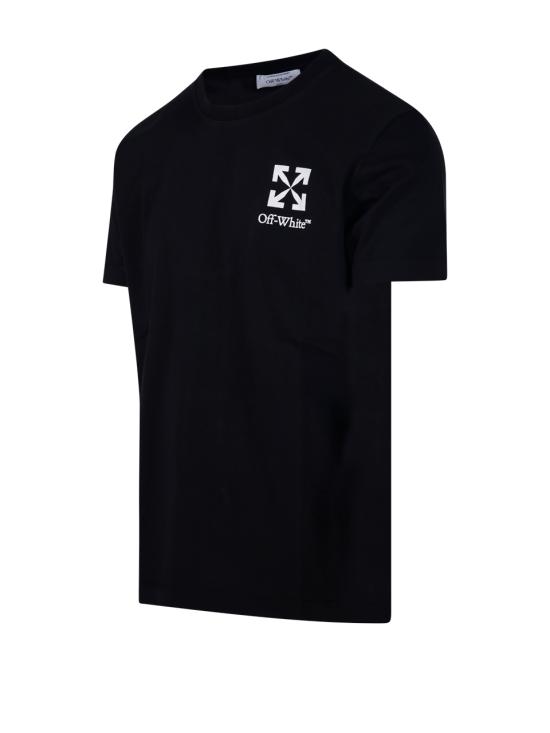 26SS 오프화이트 스몰 에로우 슬림 티셔츠 OMAA027S26 JER00B 0001 BLACK - OFF WHITE