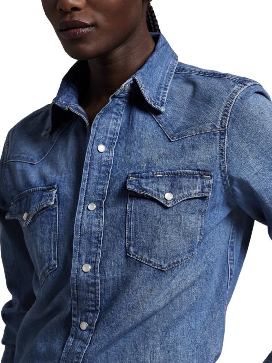 26SS 폴로 랄프로렌 데님 셔츠 211969402001 Blue - POLO RALPH LAUREN