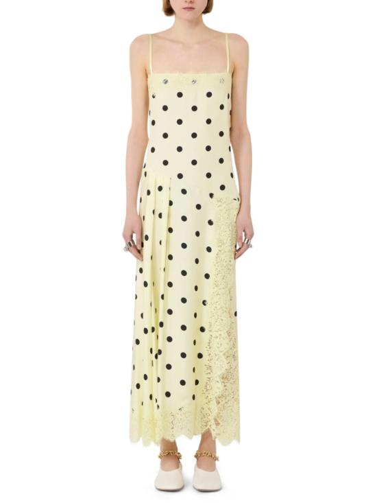 26SS 막스마라 롱 원피스 2612221032600SPXCAPO002 Yellow - MAX MARA