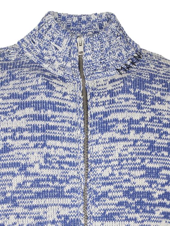 26SS 마르니 집업 니트 CDMG0188Q0UFC660MLB74 Blue - MARNI