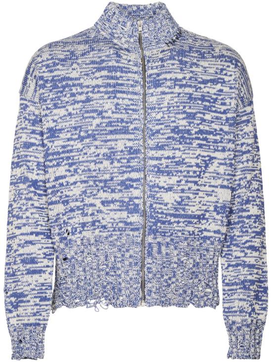 26SS 마르니 집업 니트 CDMG0188Q0UFC660MLB74 Blue