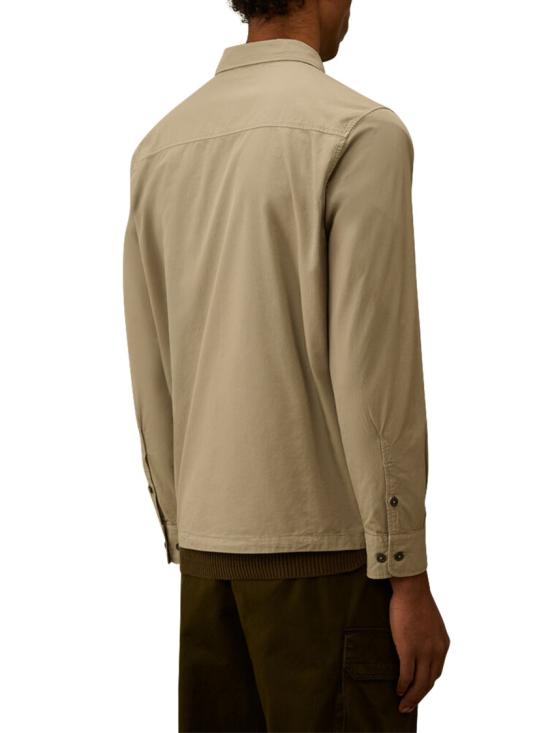 26SS 씨피 컴퍼니 오가닉 개버딘 지퍼 렌즈 오버셔츠 20CMOS156A110143G904 Brown - C.P. COMPANY