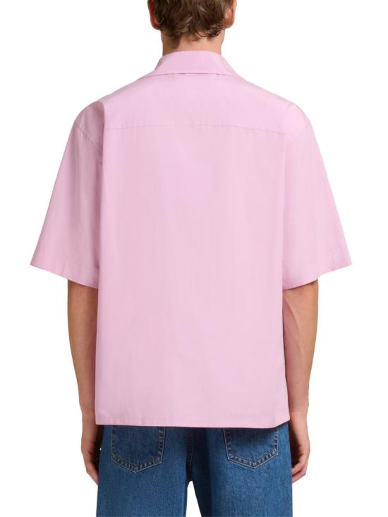 26SS 마르니 로고 포켓 반팔 셔츠 CUMU0213PPUSCT88LRC20 Pink - MARNI