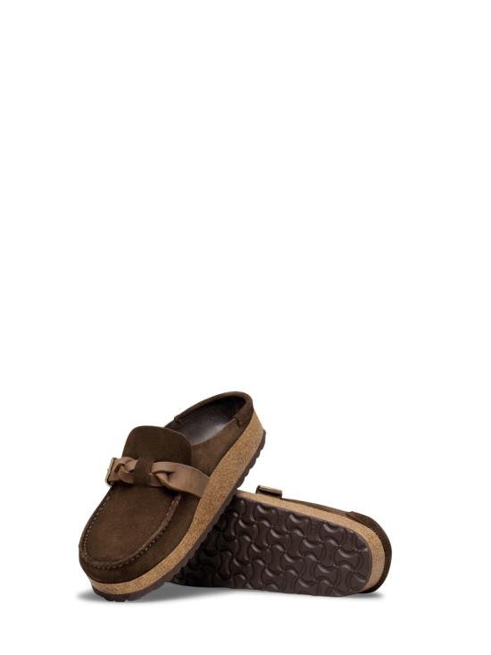 26SS 버켄스탁 버클리 브레이디드 스웨이드 레더 1031435S Brown - BIRKENSTOCK