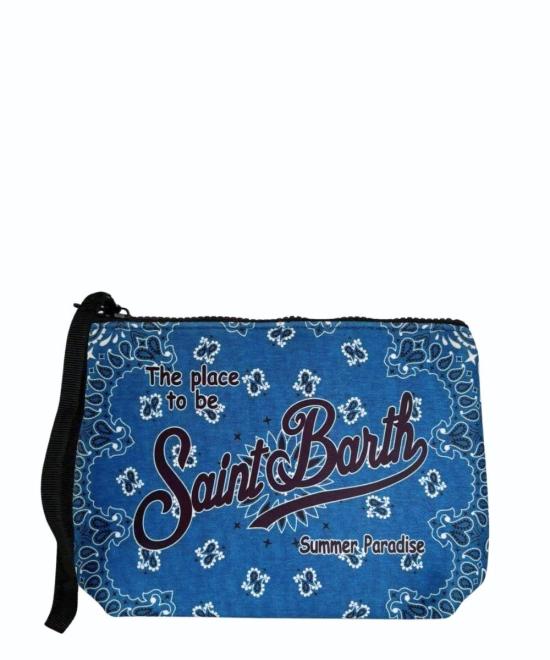 26SS 세인트바쓰 클러치/파우치 ALIN001 07587L BANDANNA ROUND DEN 61