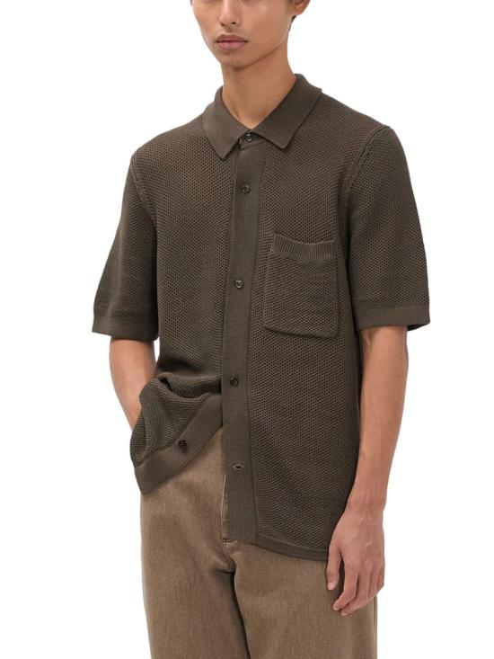 26SS 노스프로젝트 반팔 셔츠 N4506682099 Brown - NORSE PROJECTS