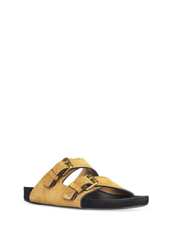 26SS 이자벨마랑 LENNYO 레뇨 플랫 샌들 LENNYO 레뇨 플랫 샌들 24ESD0118FA B2B11SCHESTNUT50CT Yellow - ISABEL MARANT