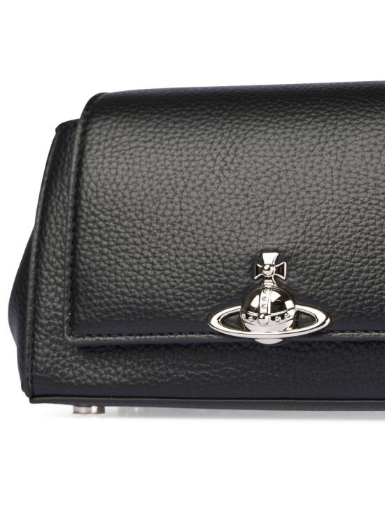 26SS 비비안웨스트우드 헤이즐 스몰 핸드백 4603000WWS000DN403 Black - VIVIENNE WESTWOOD