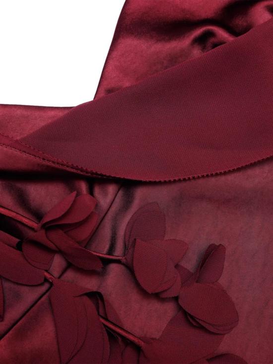 26SS 셀프 포트레이트 롱 원피스 RS26 218M BUBURGUNDY Burgundy - SELF PORTRAIT