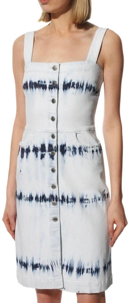 26FW 스텔라 맥카트니 미디 원피스 55860379386196 BLUE - STELLA MCCARTNEY