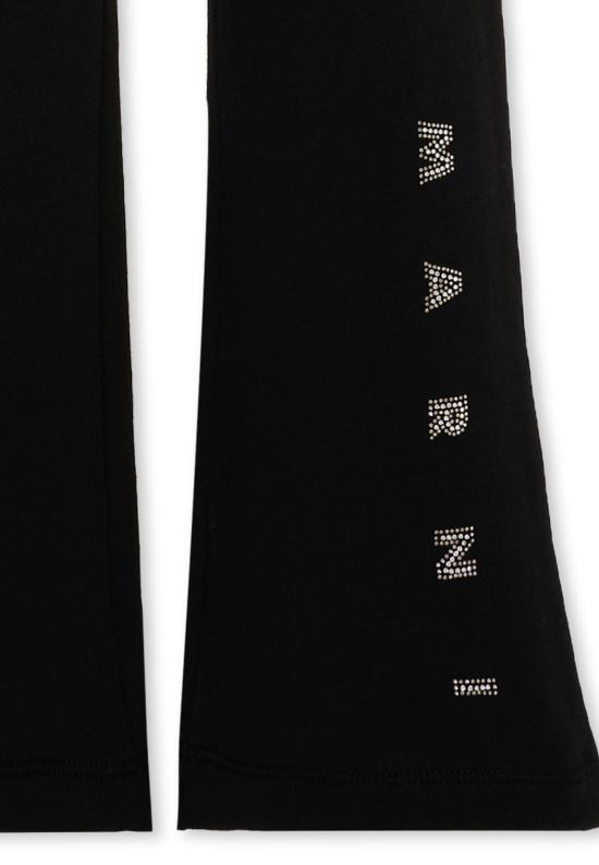 26FW [키즈] 마르니 스트레이트 팬츠 M01911 M00SH 0M900 BLACK - MARNI