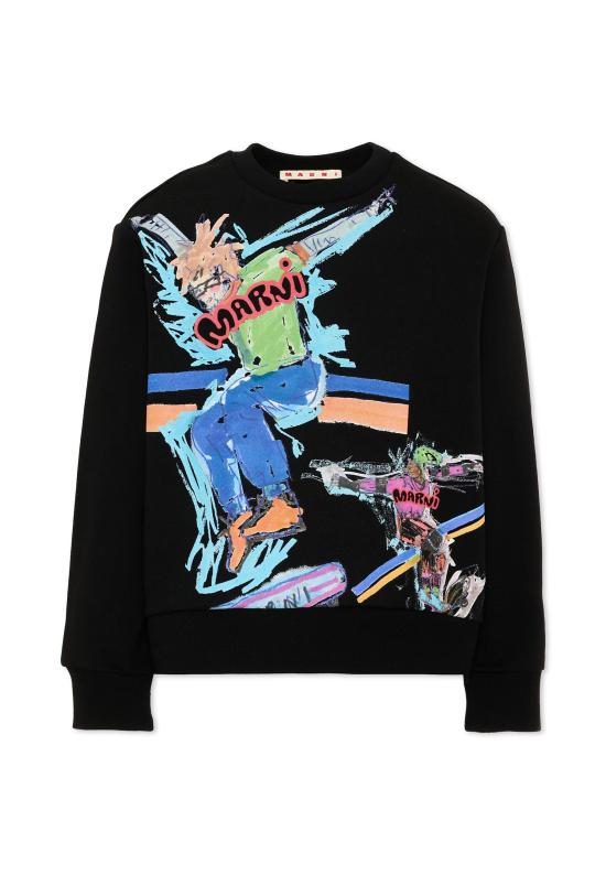 26FW [키즈] 마르니 니트/스웻셔츠 M01884 M00NF 0M900 BLACK