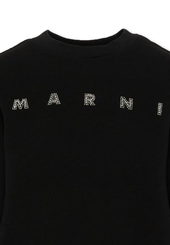 26FW [키즈] 마르니 티셔츠 M02016 M00SH 0M900 BLACK - MARNI