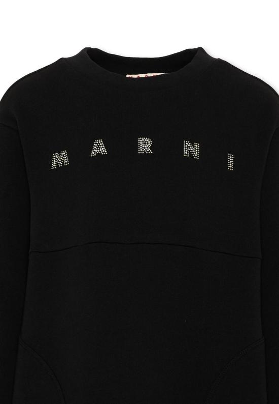 26FW [키즈] 마르니 원피스 M02012 M00SH 0M900 BLACK - MARNI