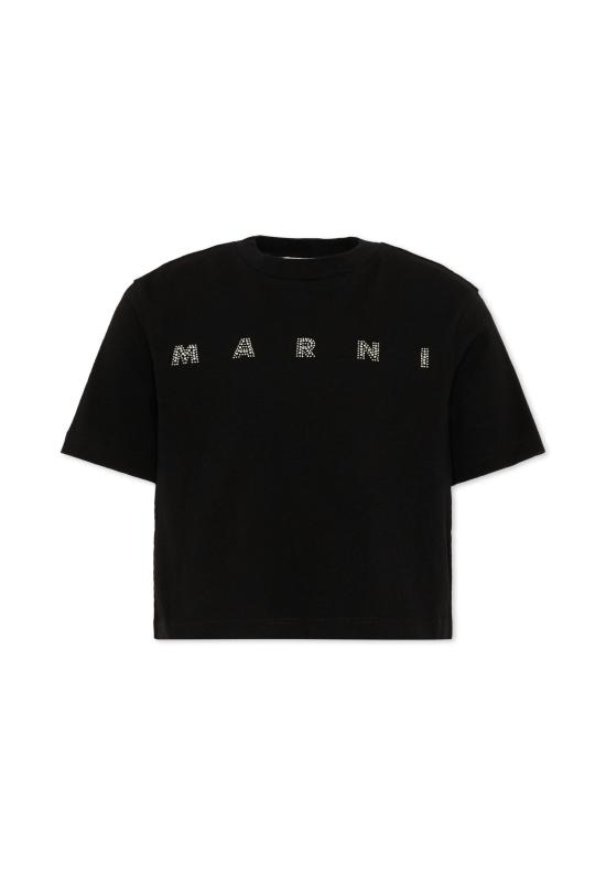 26FW [키즈] 마르니 티셔츠 M01968 M00SG 0M900 BLACK