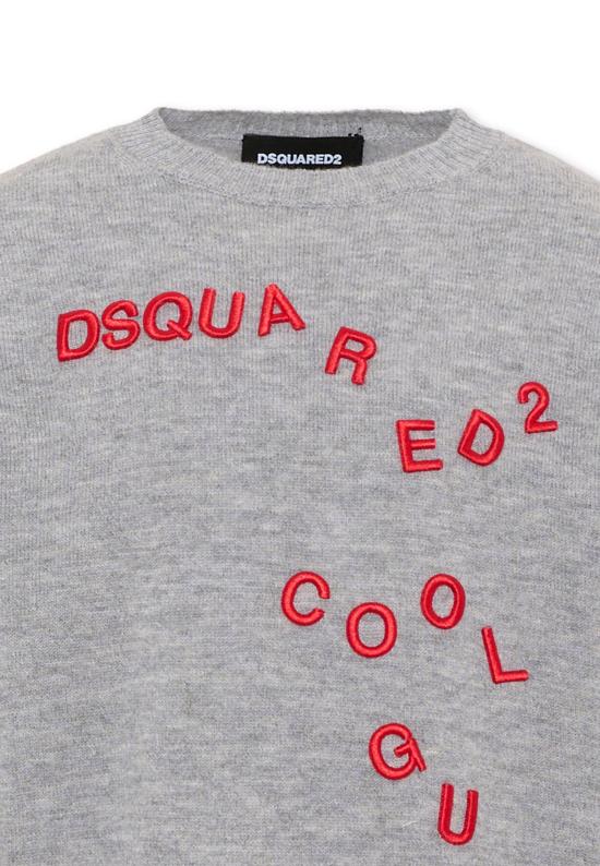 26FW [키즈] 디스퀘어드2 니트/스웻셔츠 DQ3401 D0AFF DQ911 GREY - DSQUARED2