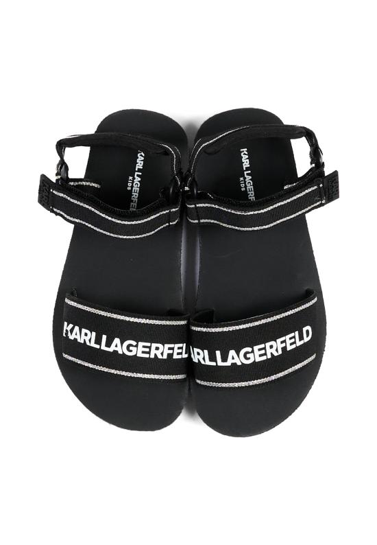 25SS [키즈] 칼라거펠트 샌들 Z30374 09B BLACK - KARL LAGERFELD
