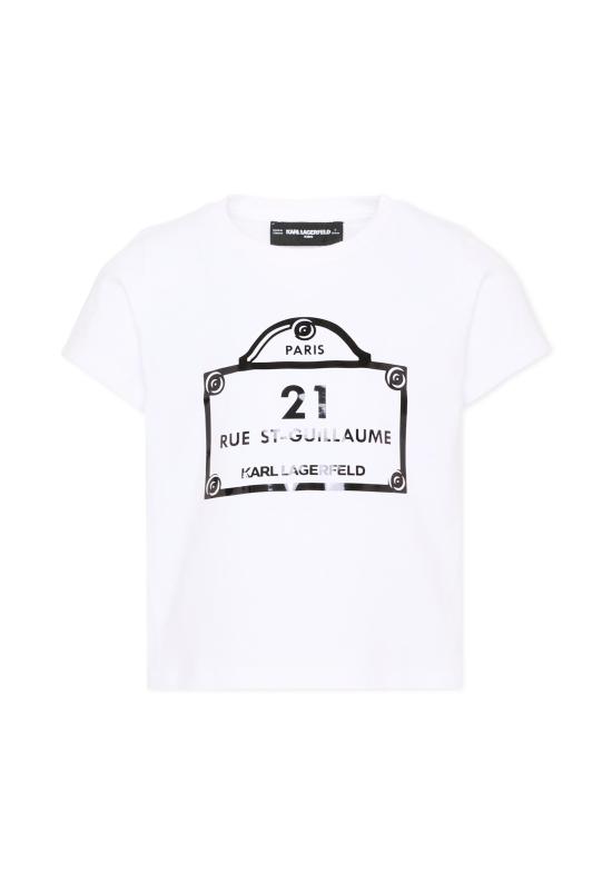 25SS [키즈] 칼라거펠트 티셔츠 Z30486 10P WHITE
