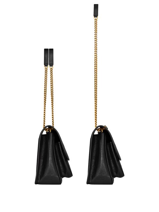 26FW 생로랑 니키 미디움 빈티지 레더 633184 0EN07 1000 NERO - SAINT LAURENT