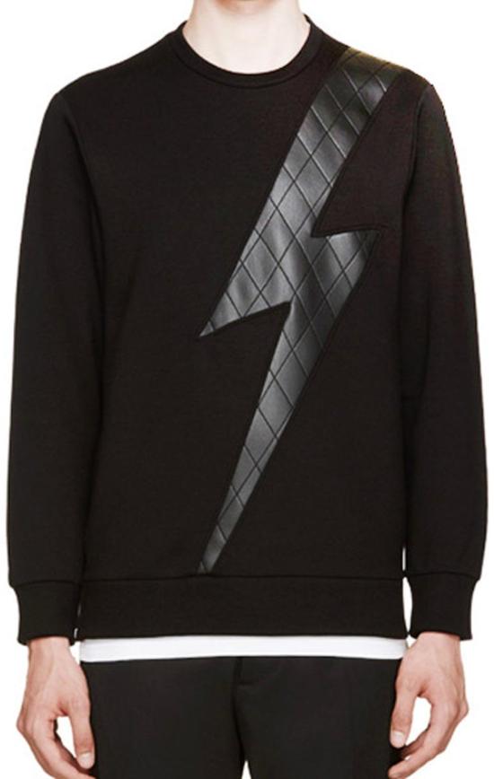 26FW 닐바렛 긴팔 티셔츠 55867813265748 BLACK - NEIL BARRETT