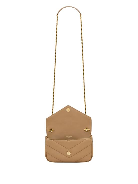 26FW 생로랑 루루 미니 램스킨 821749 AAEAX 2357 NATURAL TAN - SAINT LAURENT