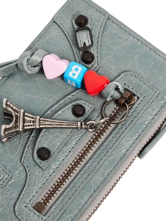 26FW 발렌시아가 명함지갑 810607 2ACOT 4751 BLUE GREY - BALENCIAGA