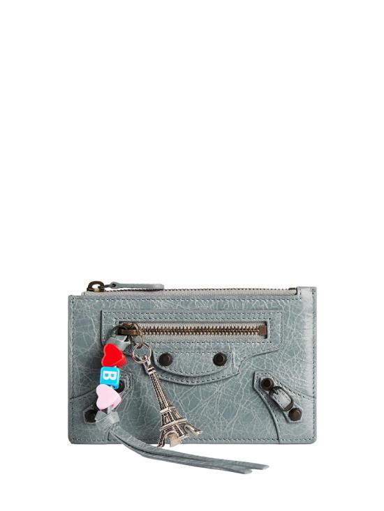 26FW 발렌시아가 명함지갑 810607 2ACOT 4751 BLUE GREY