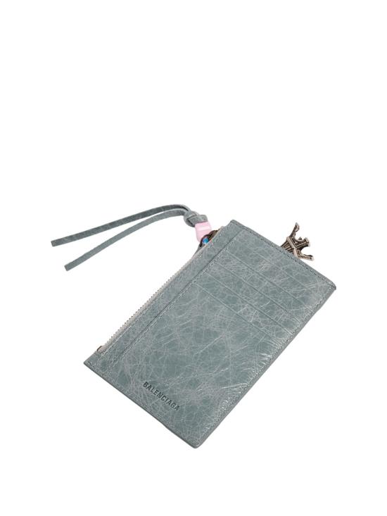 26FW 발렌시아가 명함지갑 810607 2ACOT 4751 BLUE GREY - BALENCIAGA