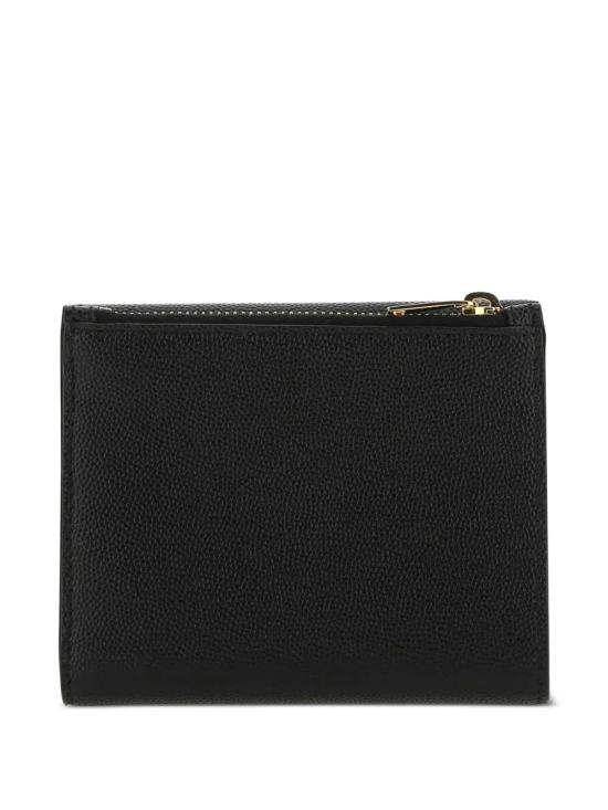 26FW 생로랑 그랑 드 뿌드르 엠보스드 레더 업타운 컴팩트 지갑 582296 1GF0J 1000 NERO - SAINT LAURENT