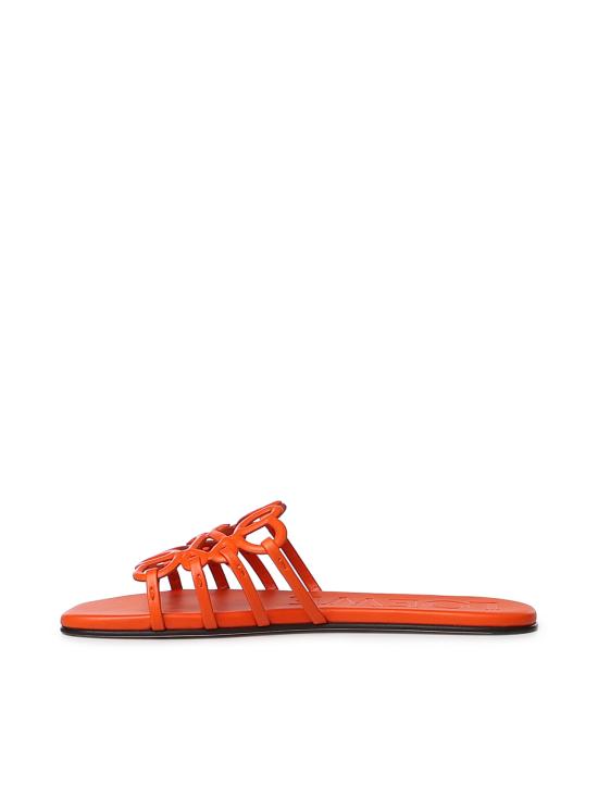 26SS 로에베 페탈 애너그램 소프트 카프스킨 슬라이드 LPEA465X06 4974 DEEP SAFFRON - LOEWE