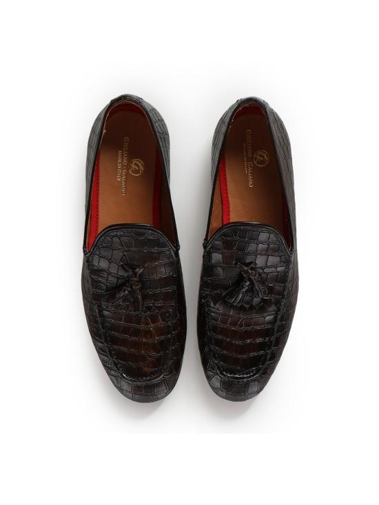26SS 줄리아노 갈리아노 로퍼 SAMUEL COCCOT MORO DARK BROWN - GIULIANO GALIANO