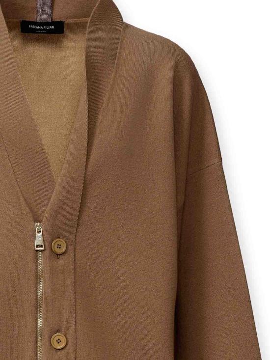 26SS 파비아나 필리피 가디건 MAD266F027L7861268 Beige - FABIANA FILIPPI