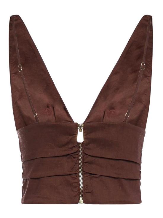 26SS 핑코 민소매 티셔츠 106567A34IL78 Brown - PINKO