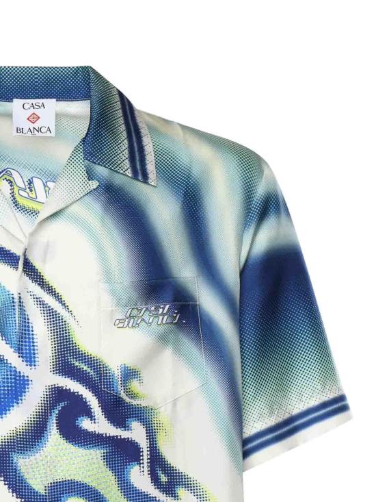 26SS 카사블랑카 셔츠 MSP26SH00306 Blue - CASABLANCA