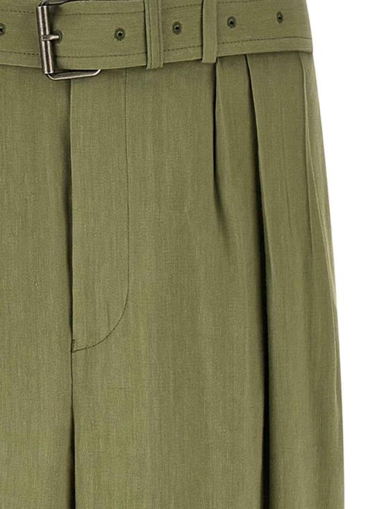 26SS 드리스 반 노튼 스트레이트 팬츠 2610209523237602 Green - DRIES VAN NOTEN
