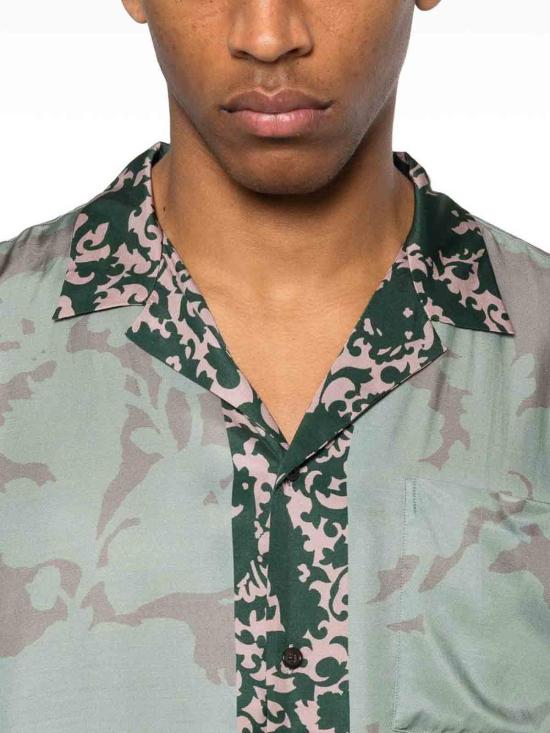 26SS 드리스 반 노튼 셔츠 2610207423082508 Green - DRIES VAN NOTEN