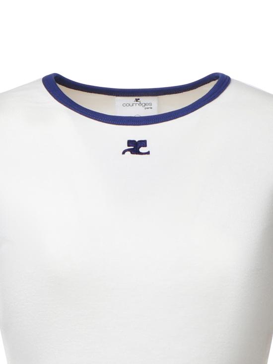 26SS 쿠레쥬 반팔 티셔츠 125JTS017JS0203 B257 HERITAGE WHITE MINERAL BL - COURREGES
