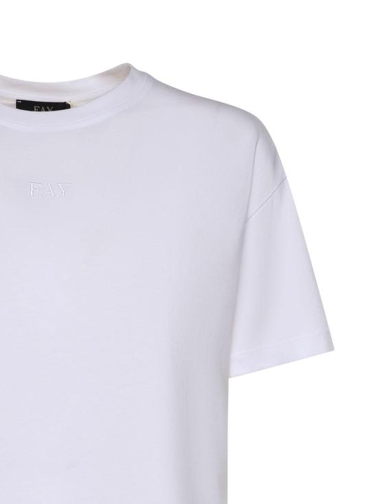 26SS 페이 반팔 티셔츠 NPWB2526610ZEMB001 White - FAY