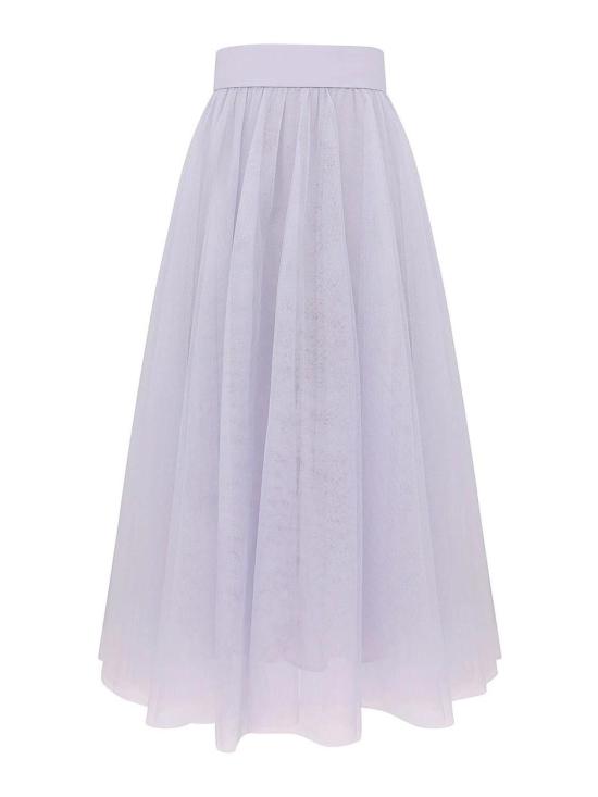 26SS 짐머만 미디 스커트 8226SS26RLILAC Metallic
