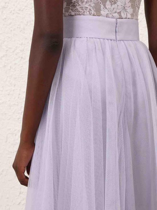 26SS 짐머만 미디 스커트 8226SS26RLILAC Metallic - ZIMMERMANN