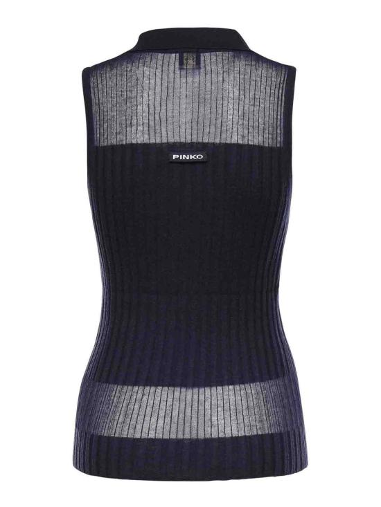 26SS 핑코 폴로 티셔츠 106318A34BG56 Blue - PINKO