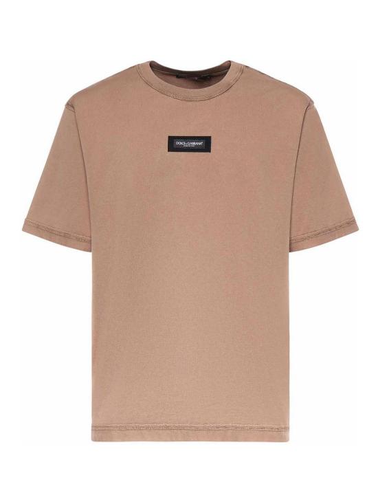 26SS 돌체앤가바나 반팔 티셔츠 G8RI4TG7P1OM0672 Beige