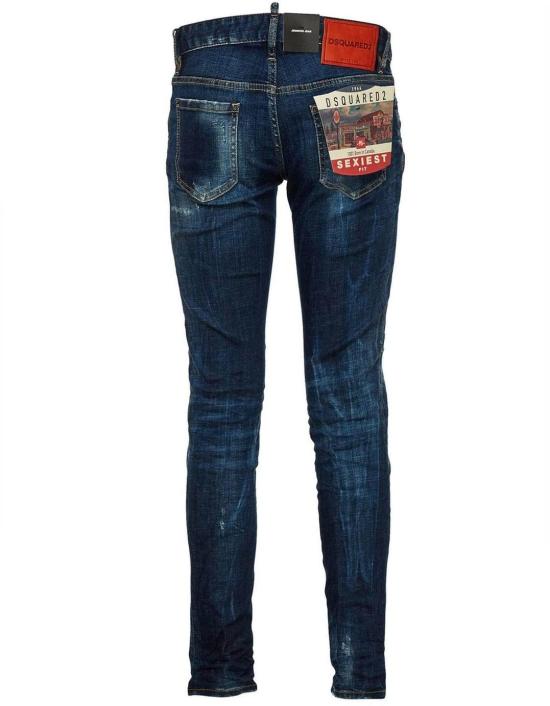 26FW 디스퀘어드2 데님 팬츠 55863147659604 BLUE - DSQUARED2